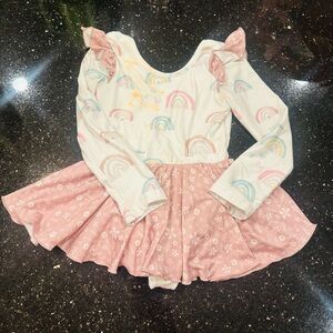 Cheeky Plum Rainbow Dress